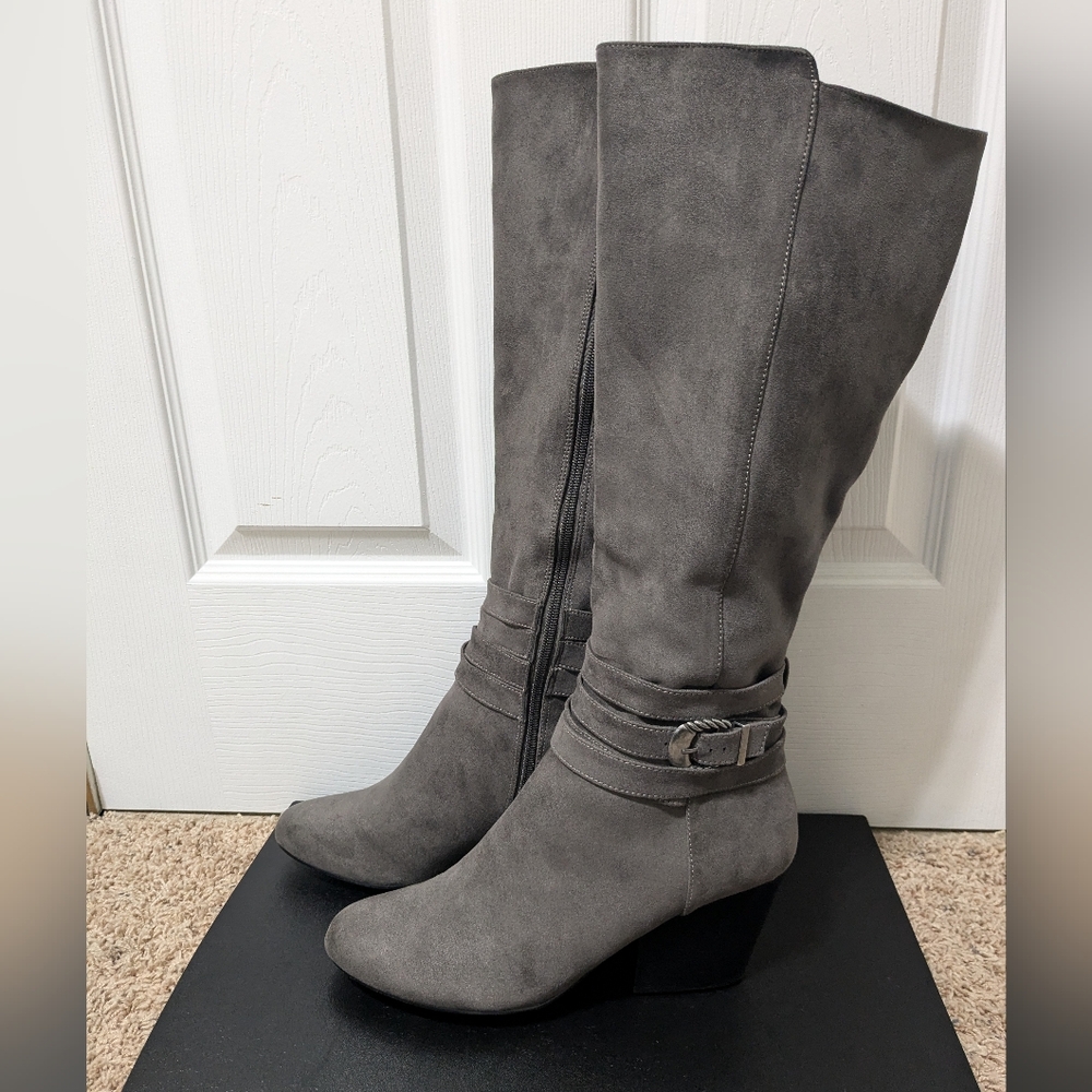 Bella Vita, Knee High Boots, Women's Size 12, Gray